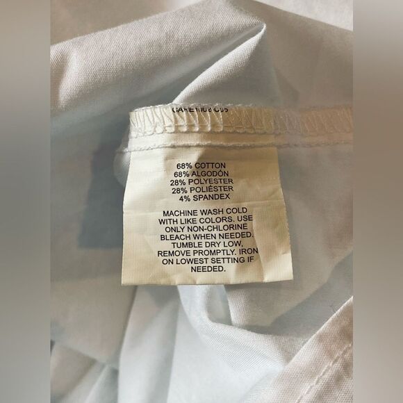 Izod Ruffled Collared Button Up Blouse Youth XL - Picture 2 of 7